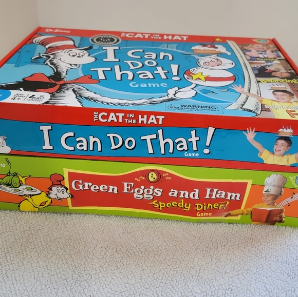 Dr Seuss pre-school games- set of 2 - Picture 1 of 16